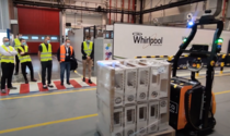 Autonomiczne wózki widłowe Inovatica AGV w Whirlpool