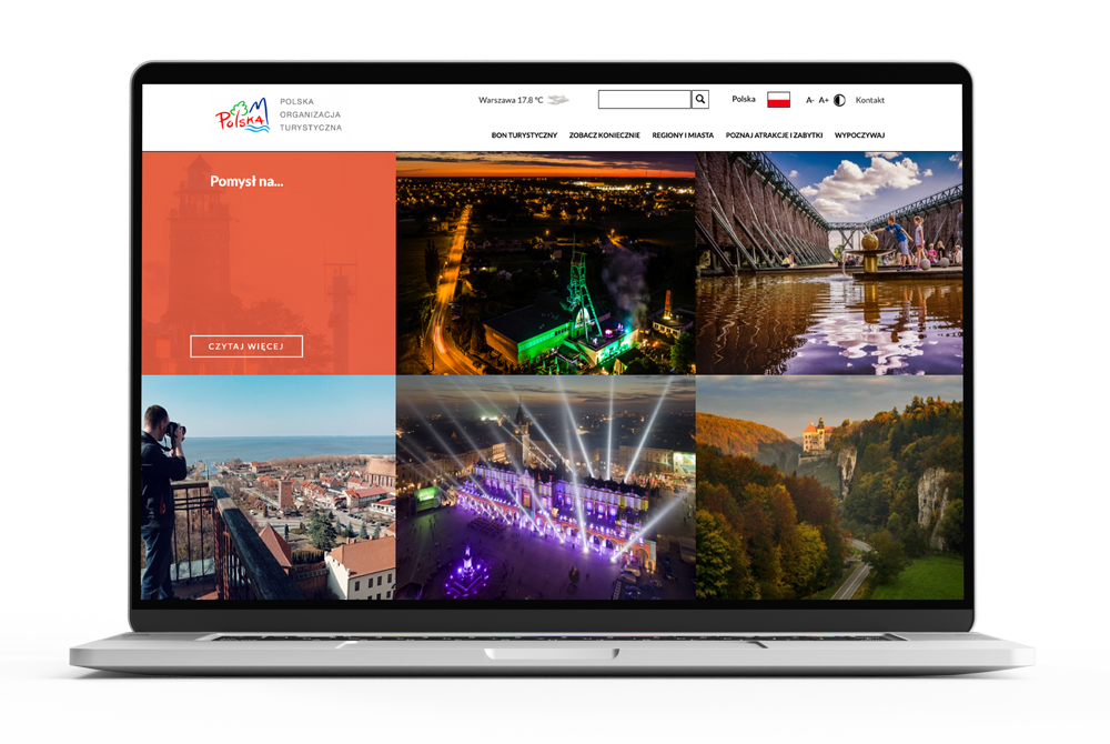 Polish Tourist Organisation website